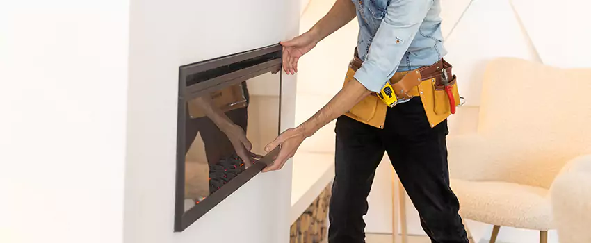 Metal Fireplace Installation in Round Lake, Illinois