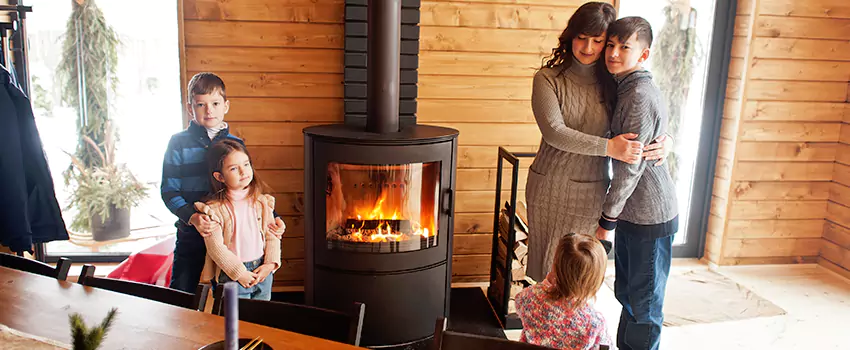 Morso Cast Iron Fireplace Insert Installation in Round Lake, Illinois