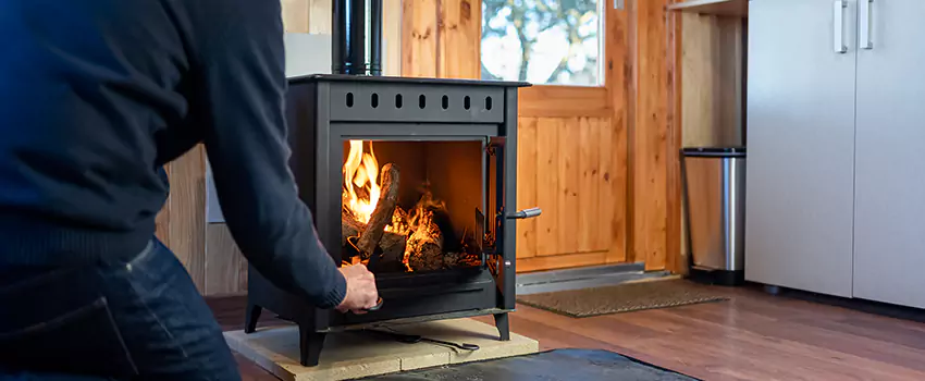Open Hearth Wood Fireplace Installation in Round Lake, IL