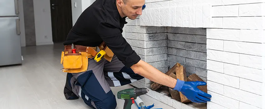 Fireplace Damaged Damper Frame Repair Services in Round Lake, Illinois